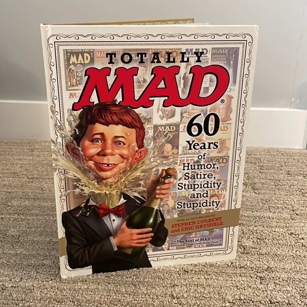 2012 ‘Totally MAD’ Hardcover Book - 60 Years of Humor, Satire, Stupidity